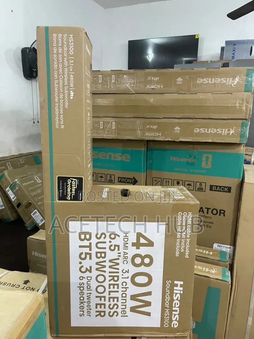 Crystal Clear Audio With Hisense 480 Watts Soundbar