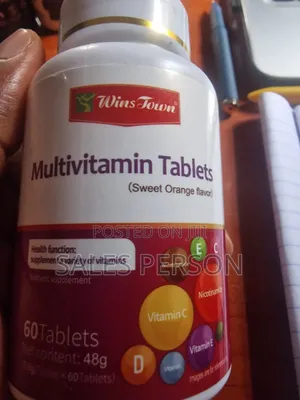 Wins Town Multivitamin Tablets (Sweet Orange Flavor)