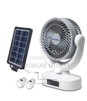 Brand New 4 In1 Rechargeable Fan With Led Lamp