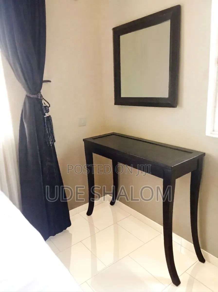 Solid Imported Console Table With Mirror