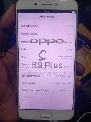 Oppo R9 64 GB Gold