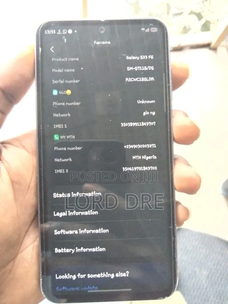 Samsung Galaxy S23 FE 128 GB Silver
