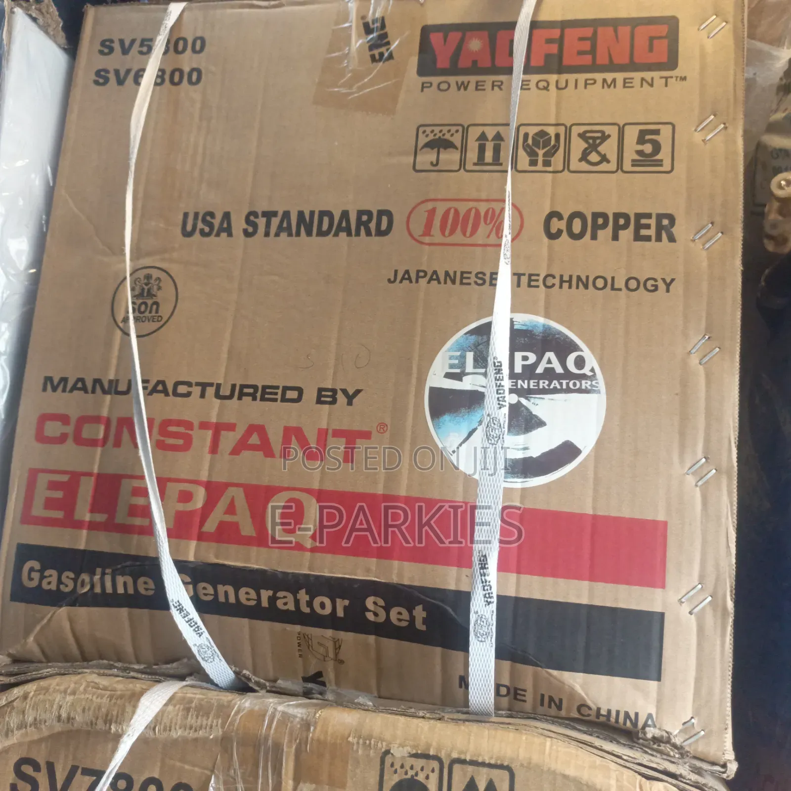 Elepaq Constant Generator 4.5kva 100% Copper Wire