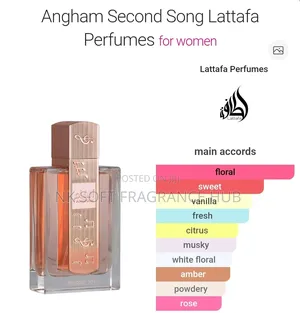 Angham Second Song Perfume 100ml by Lattafa