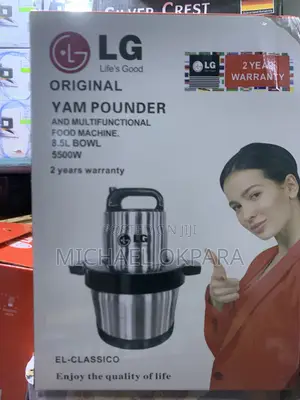 Lg Copper Coil 8.5l Yam Pounder/Food Processor