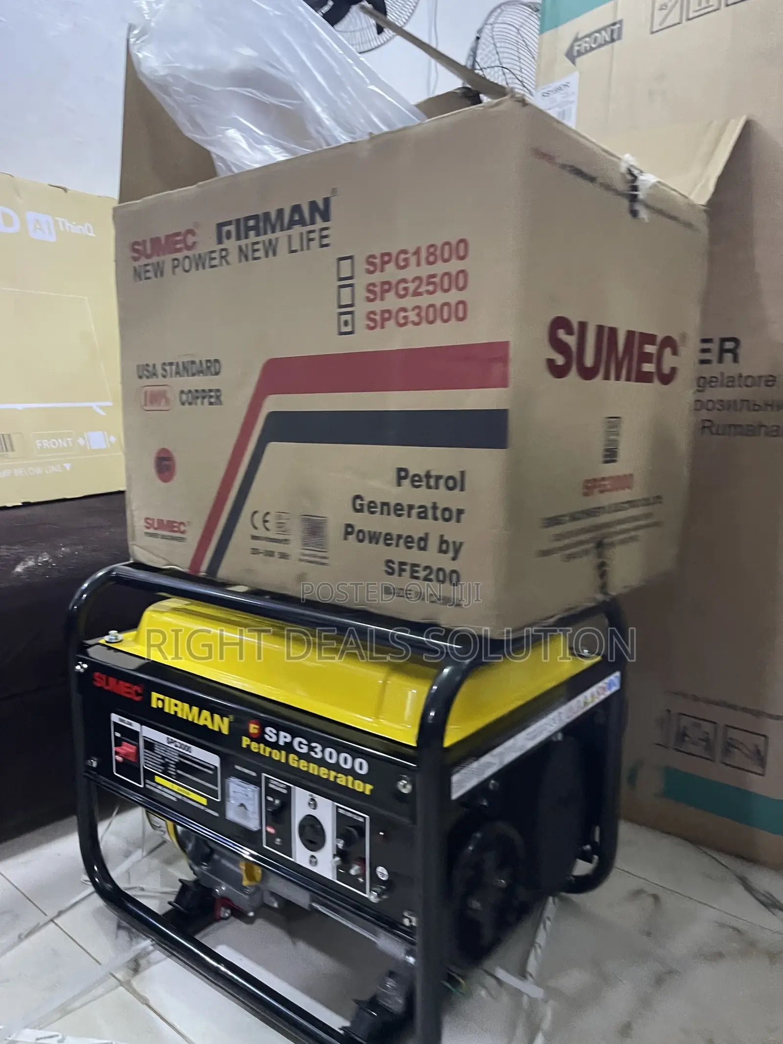 Firman Spg3000 Reliable Portable Power Generator Set