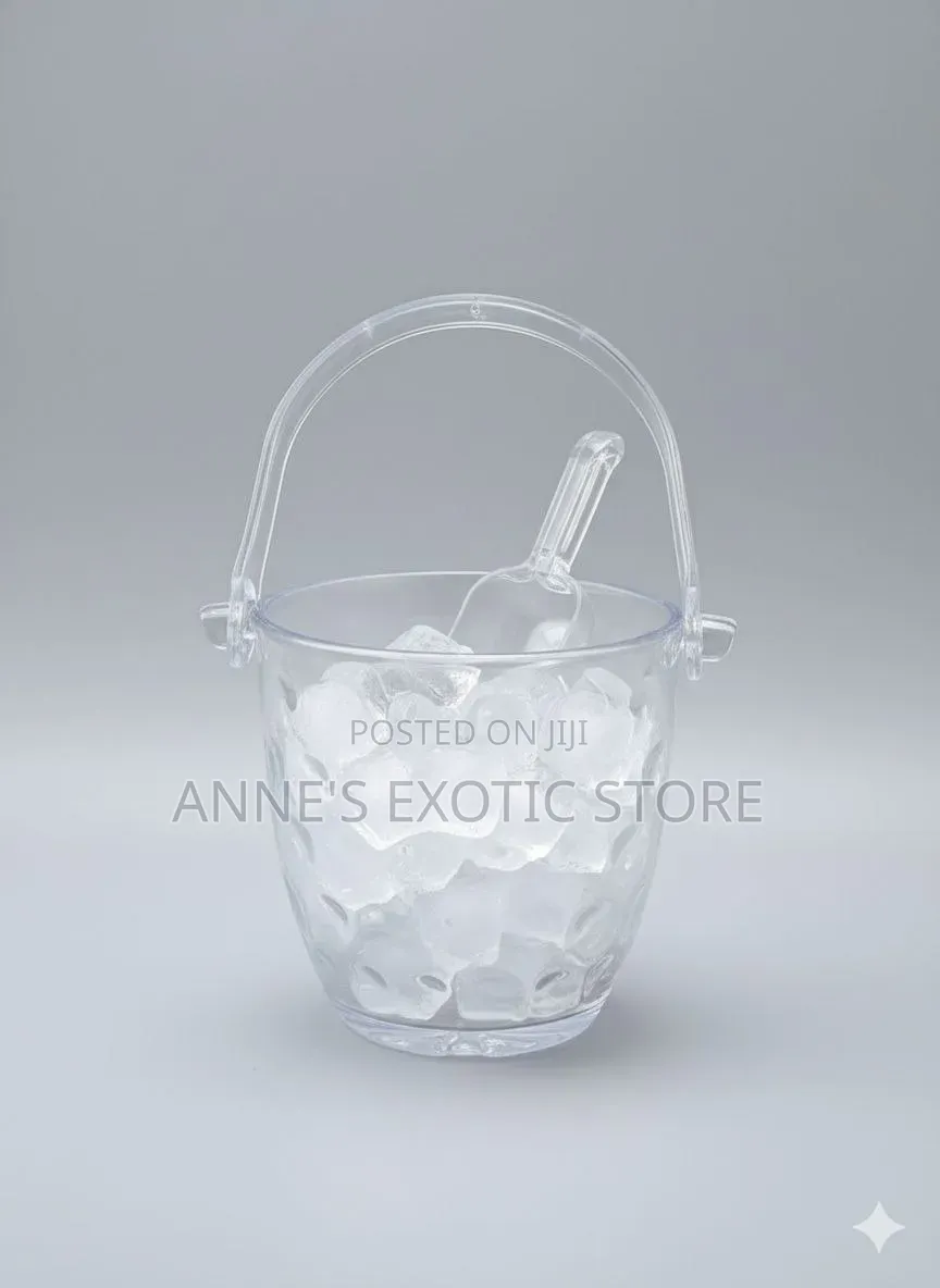 Acrylic Ice Bucket With Handle Ice Tong