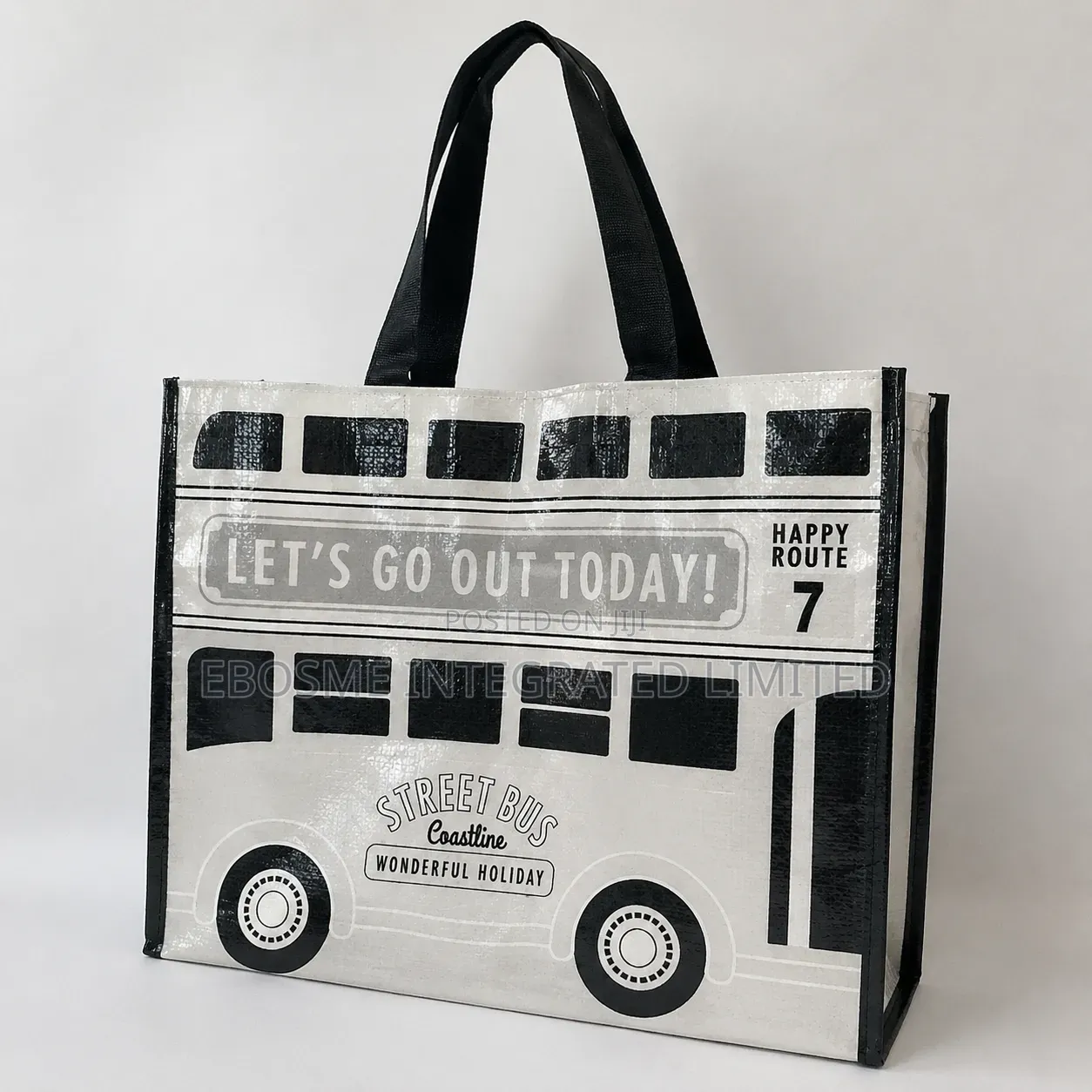 Tote Bag Bus Pattern