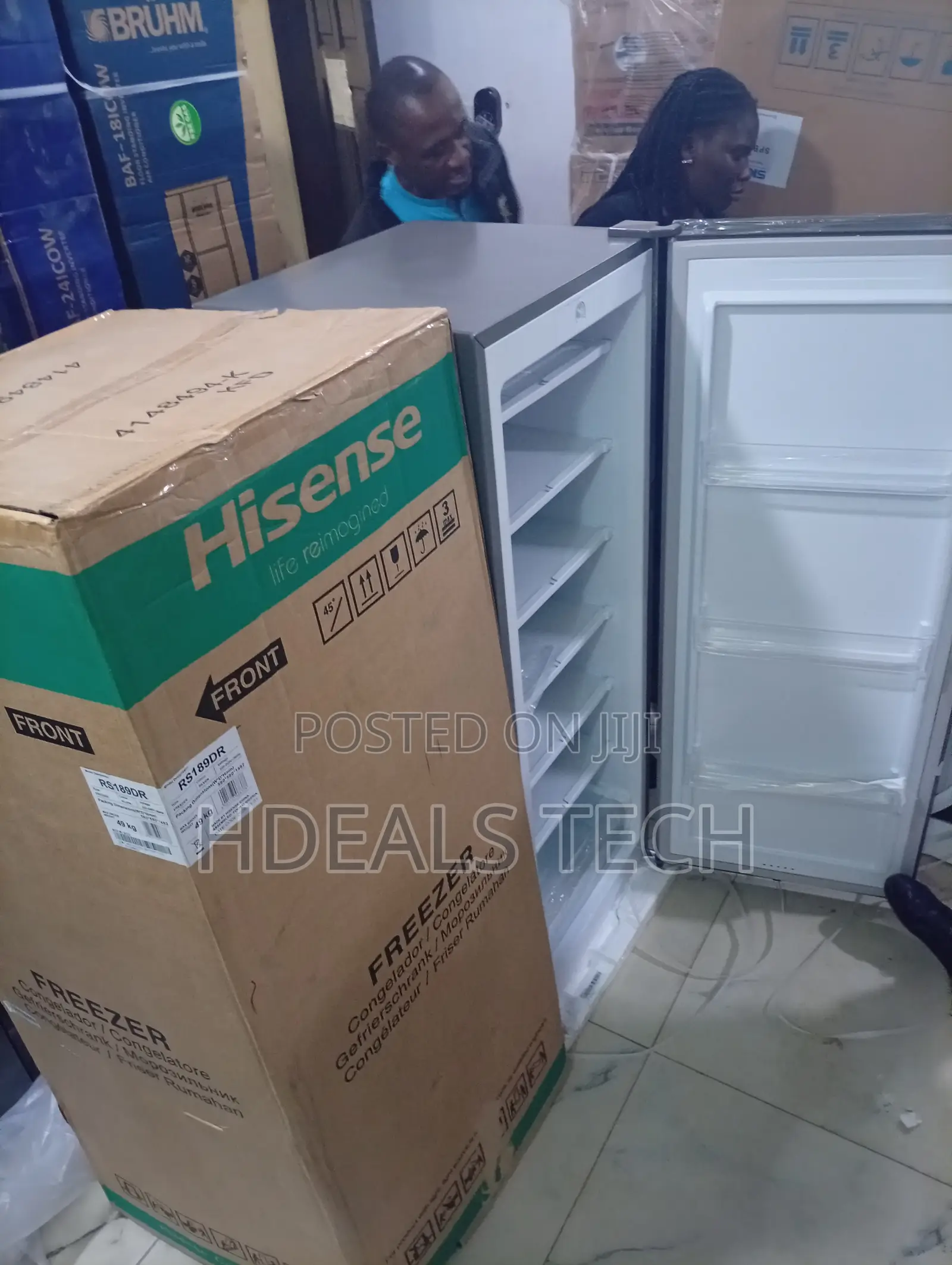 Hisense Upright Freezer With High Performance Cooling for Homes