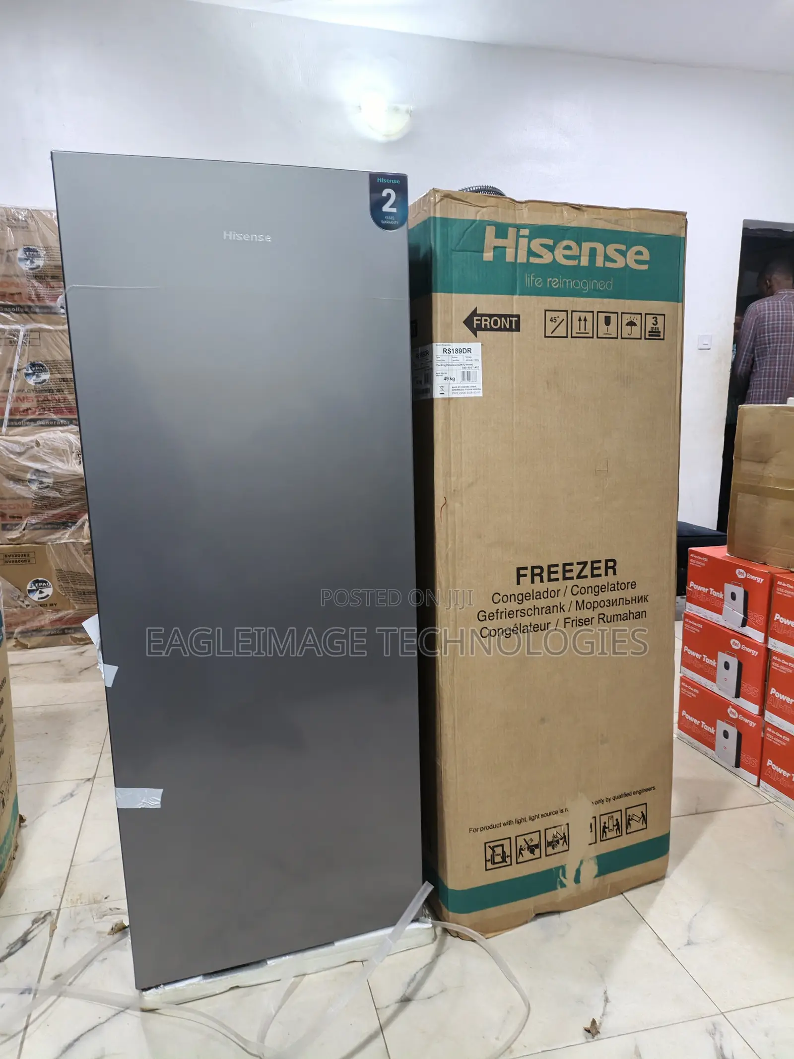 Instant Delivery on Hisense Rs189dr Upright Freezer