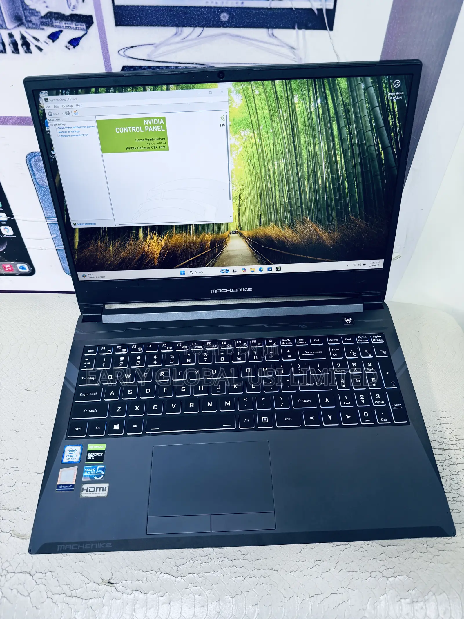 Laptop Hasee E570 16GB Intel Core i7 SSD 512GB