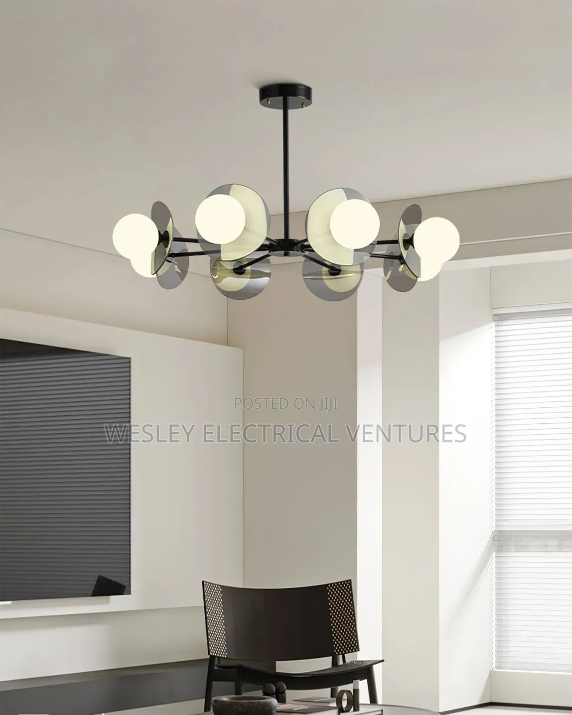 Mirror Reflect Nordic Chandelier Light