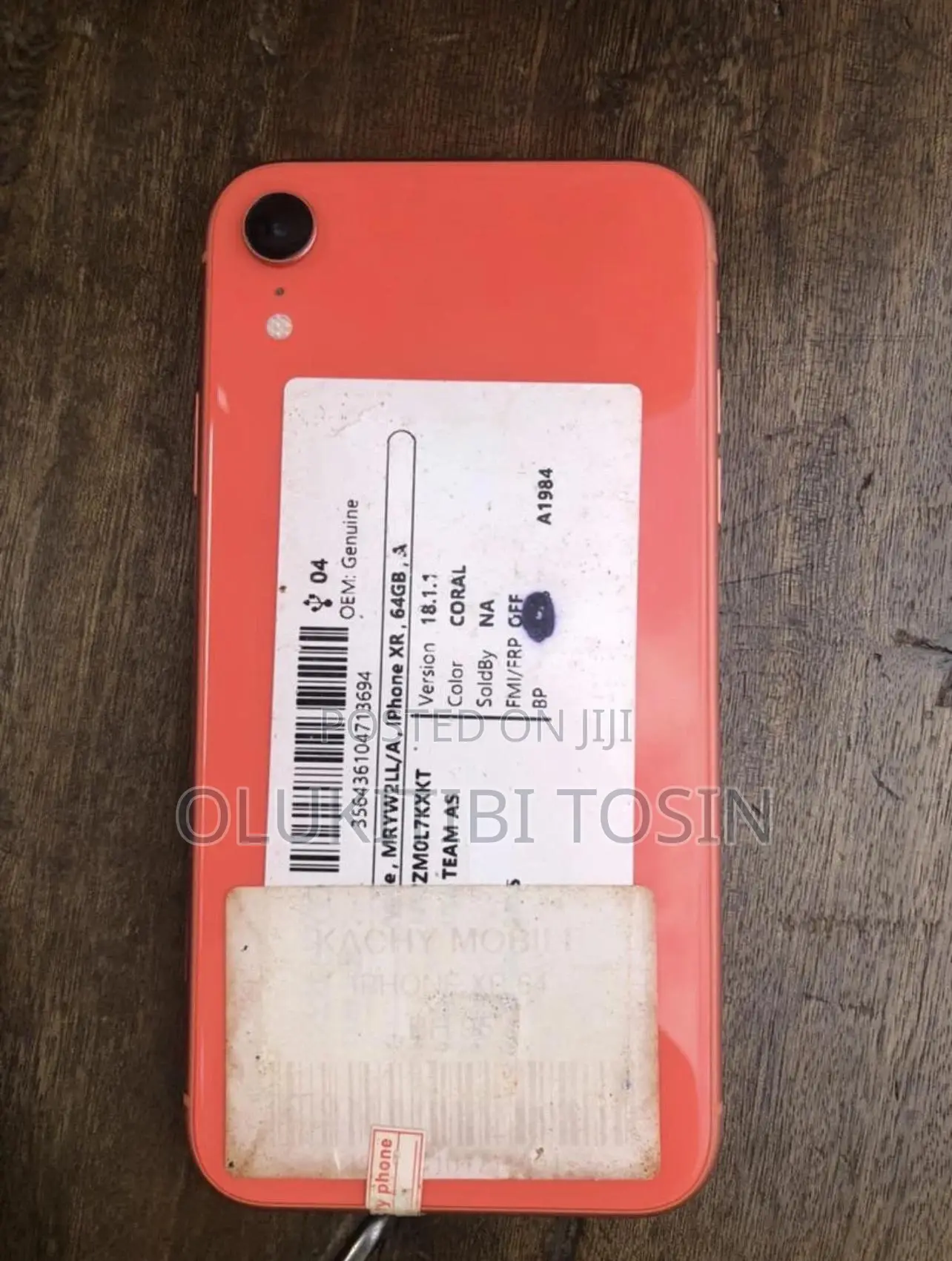 Apple iPhone XR 64 GB Orange