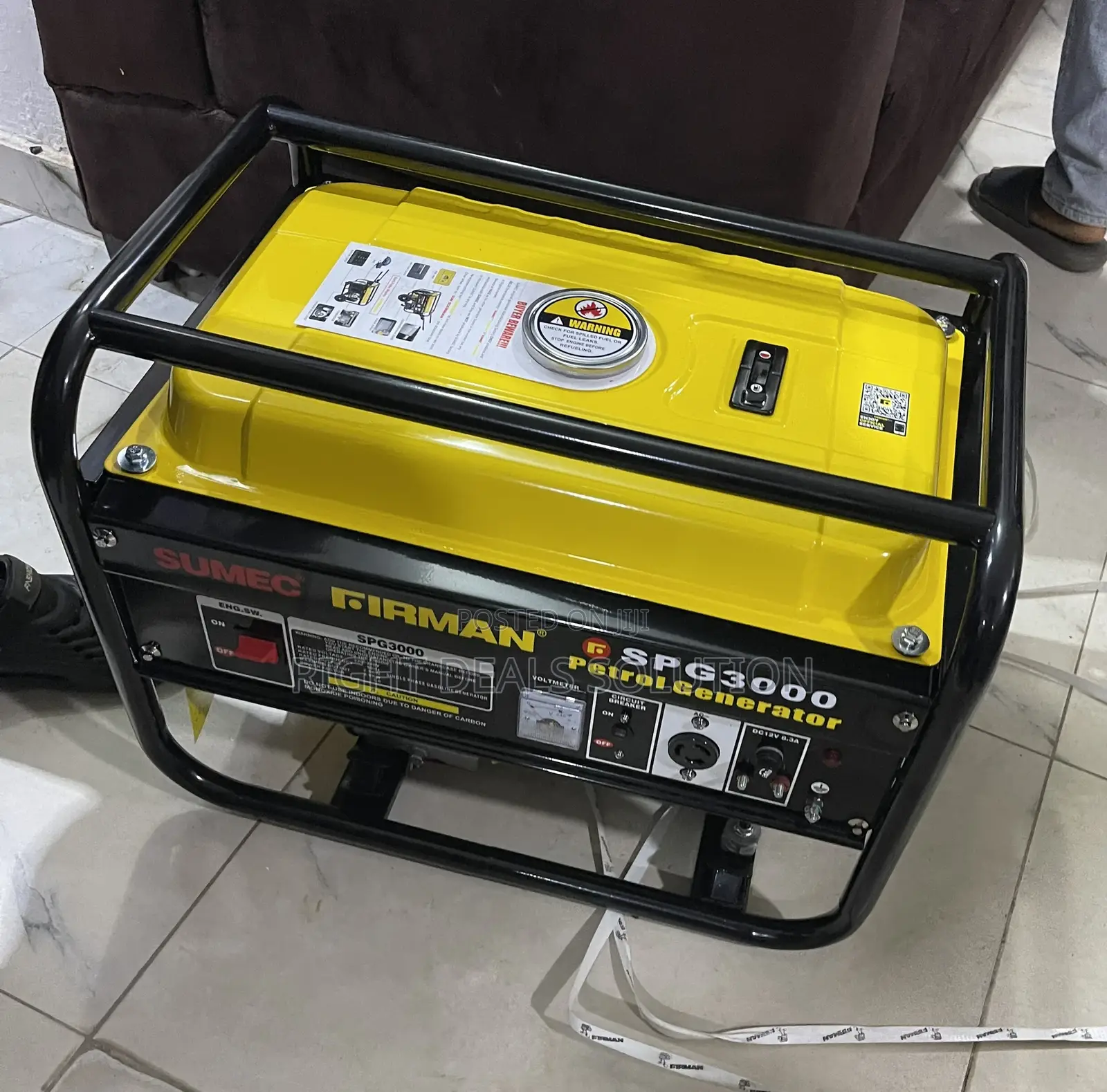 Sumec Firman Spg3000 Durable Petrol Backup Generator Set