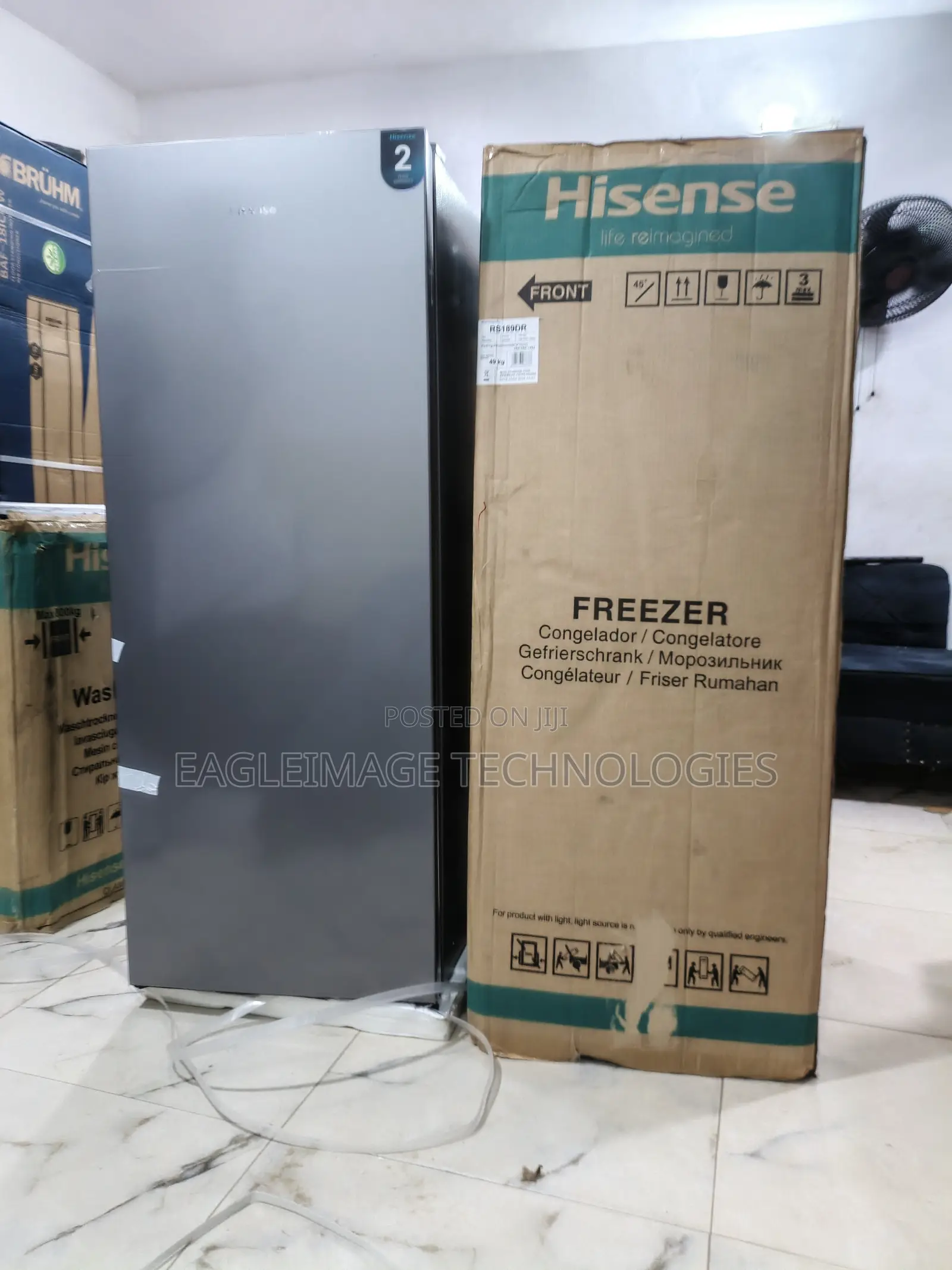 New Hisense Rs189dr Standing Deep Freezer
