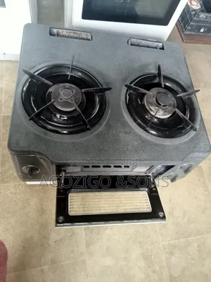 Two Burner Gas Cooker With Grill