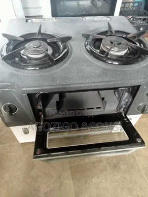 Two Burner Gas Cooker With Grill