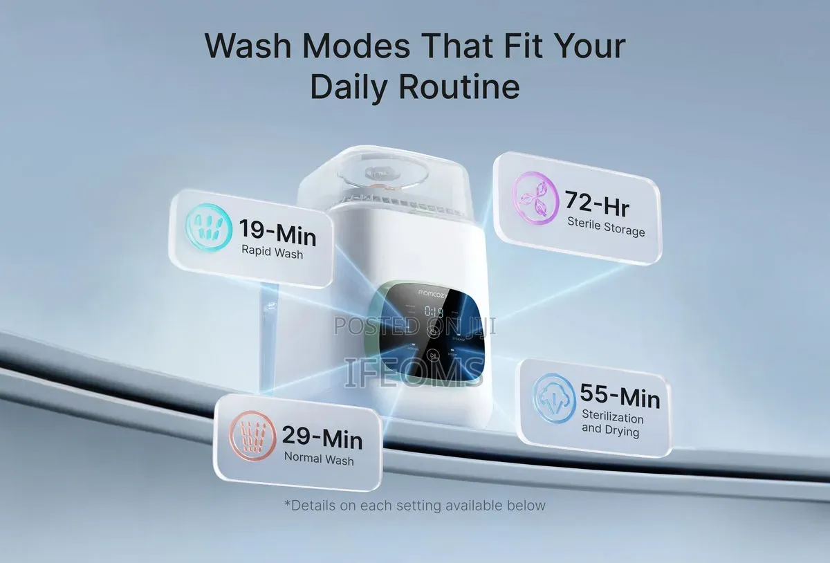 Momcozy Kleanpal Pro Automatic Bottle Washer Sterilizer
