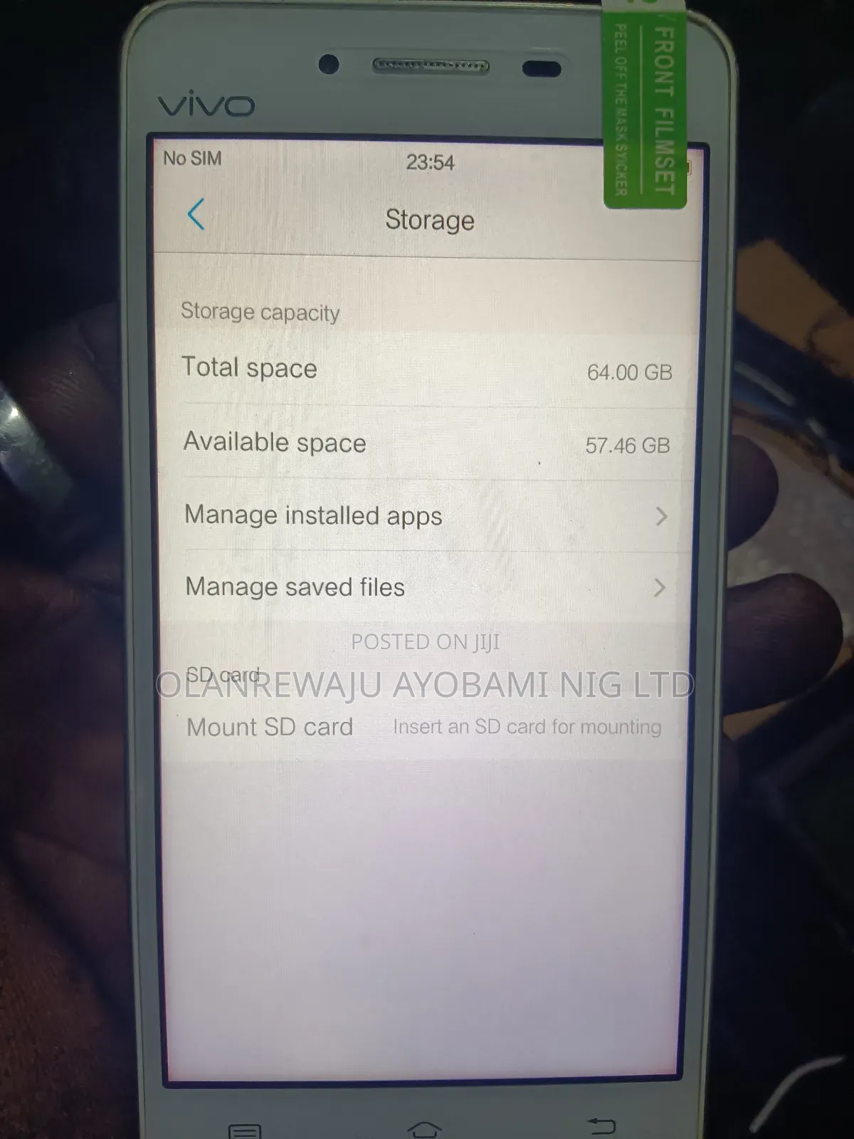 Vivo Y35 64 GB Silver