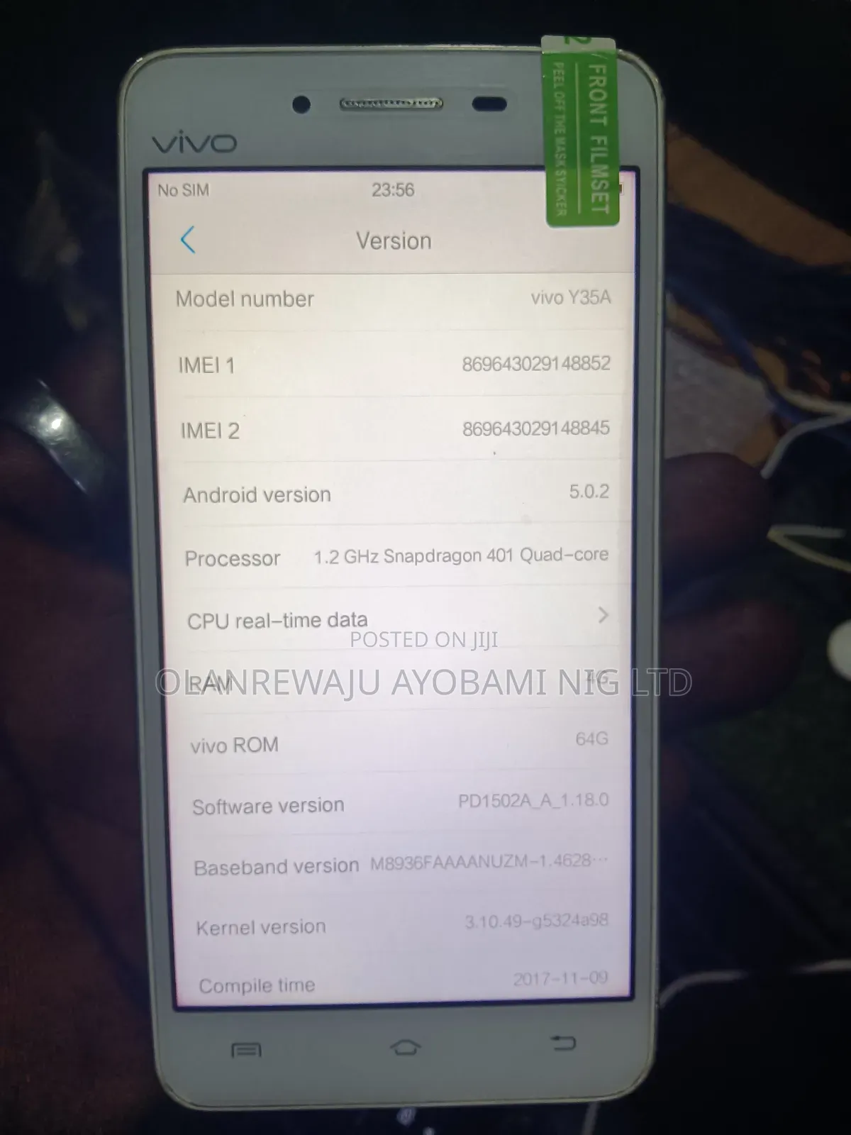 Vivo Y35 64 GB Silver