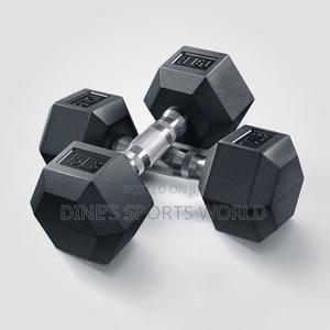 A Pair of Hexagon Dumbbell 15kg