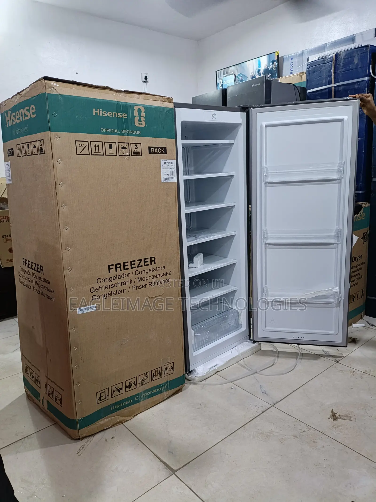 The Compact Hisense 190l Upright Freezer With Big Capacity
