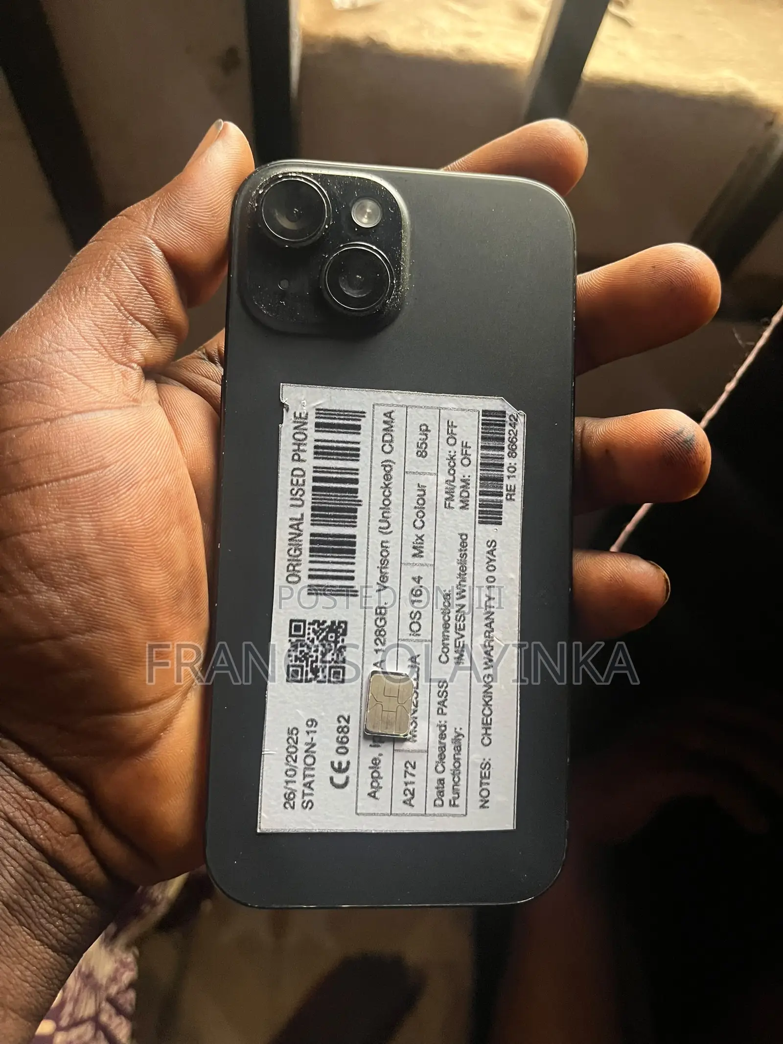 Apple iPhone 15 256 GB Blue