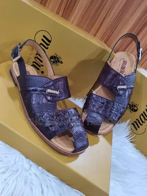 Men's Maurizi Leather Palm Slippers and Sandals