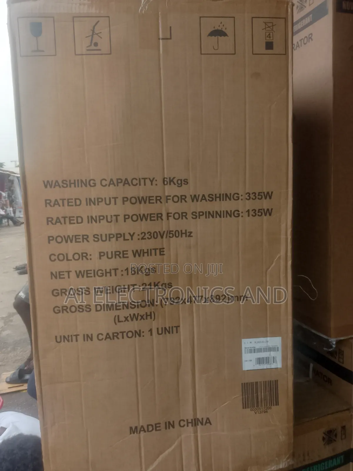Haier Thermocool Semi Automatic Washing Machine 6kg.