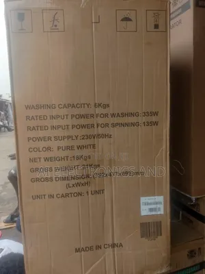 Haier Thermocool Semi Automatic Washing Machine 6kg.