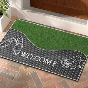 Welcome Doormat Non Slip Floor