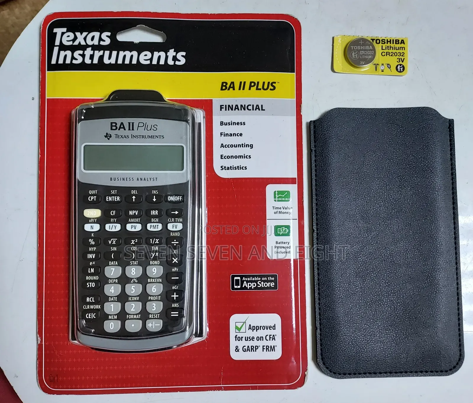 Ba Ii Plus Calculator for Cfa + Pouch+ Extra Battery(48 Hours Promo)