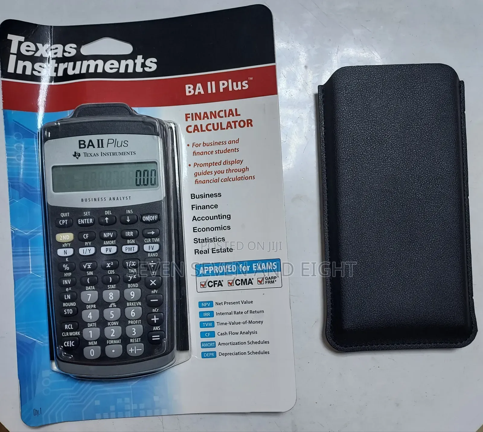 Ba Ii Plus Calculator for Cfa + Pouch+ Extra Battery(48 Hours Promo)