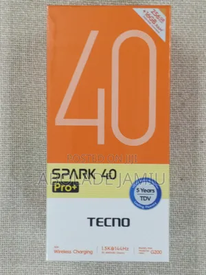 New Tecno Spark 40 Pro+ 256 GB