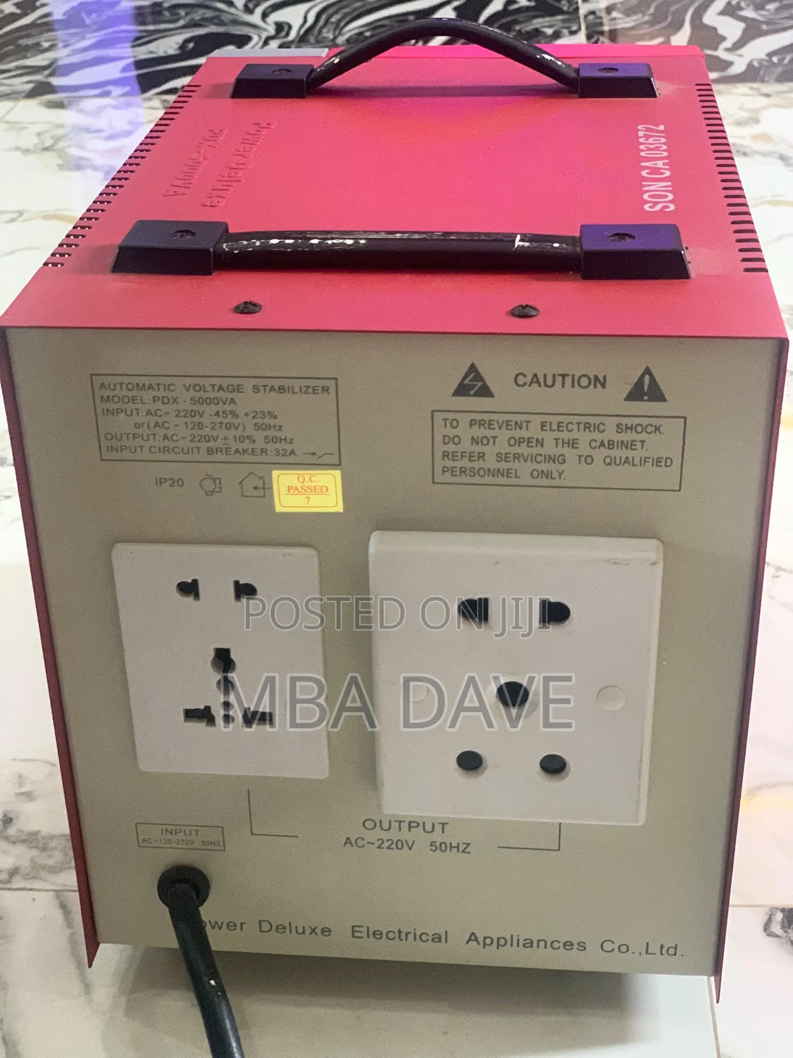 5000 Va Stabilizer