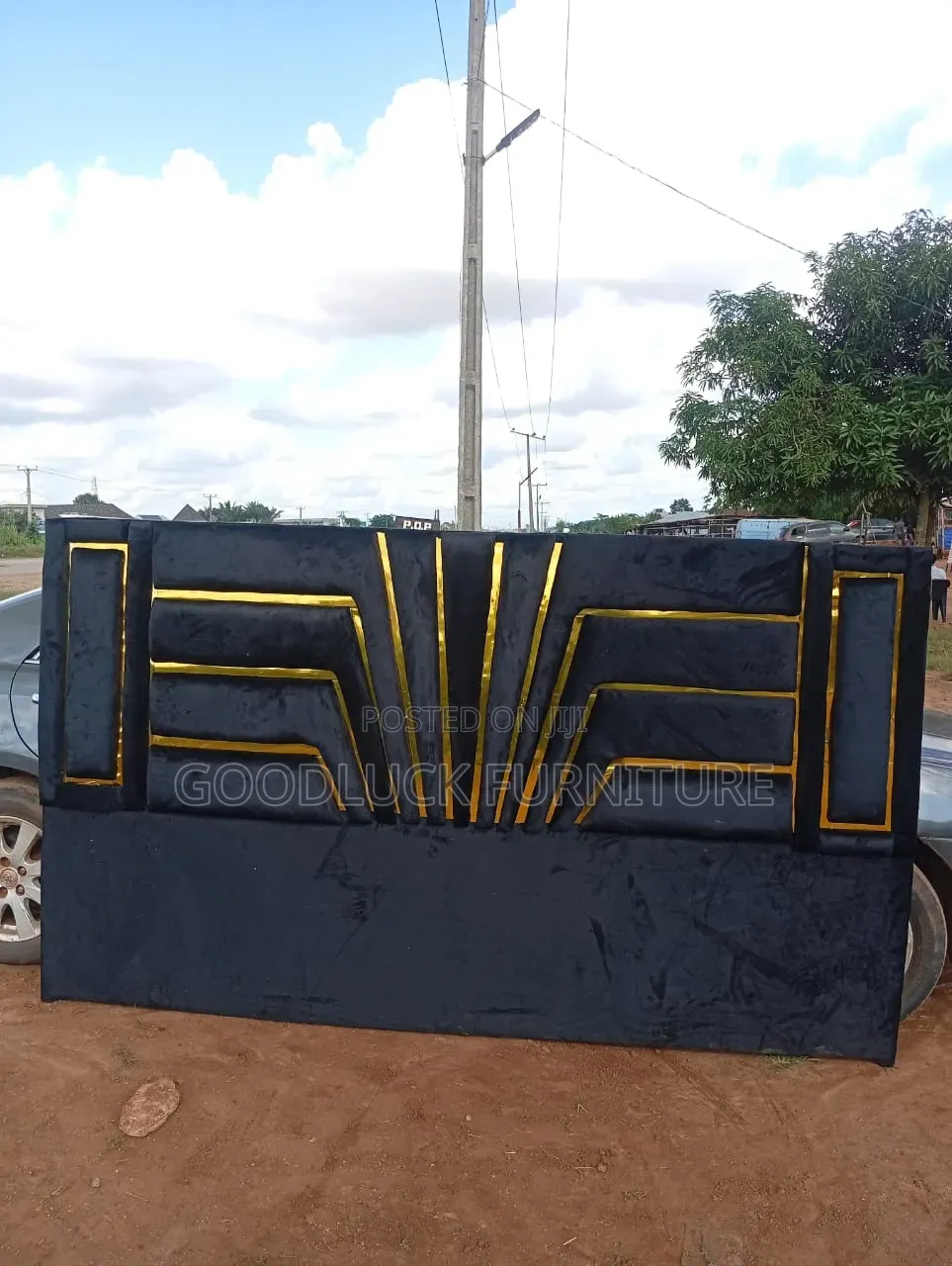 Black Modern Bedframe