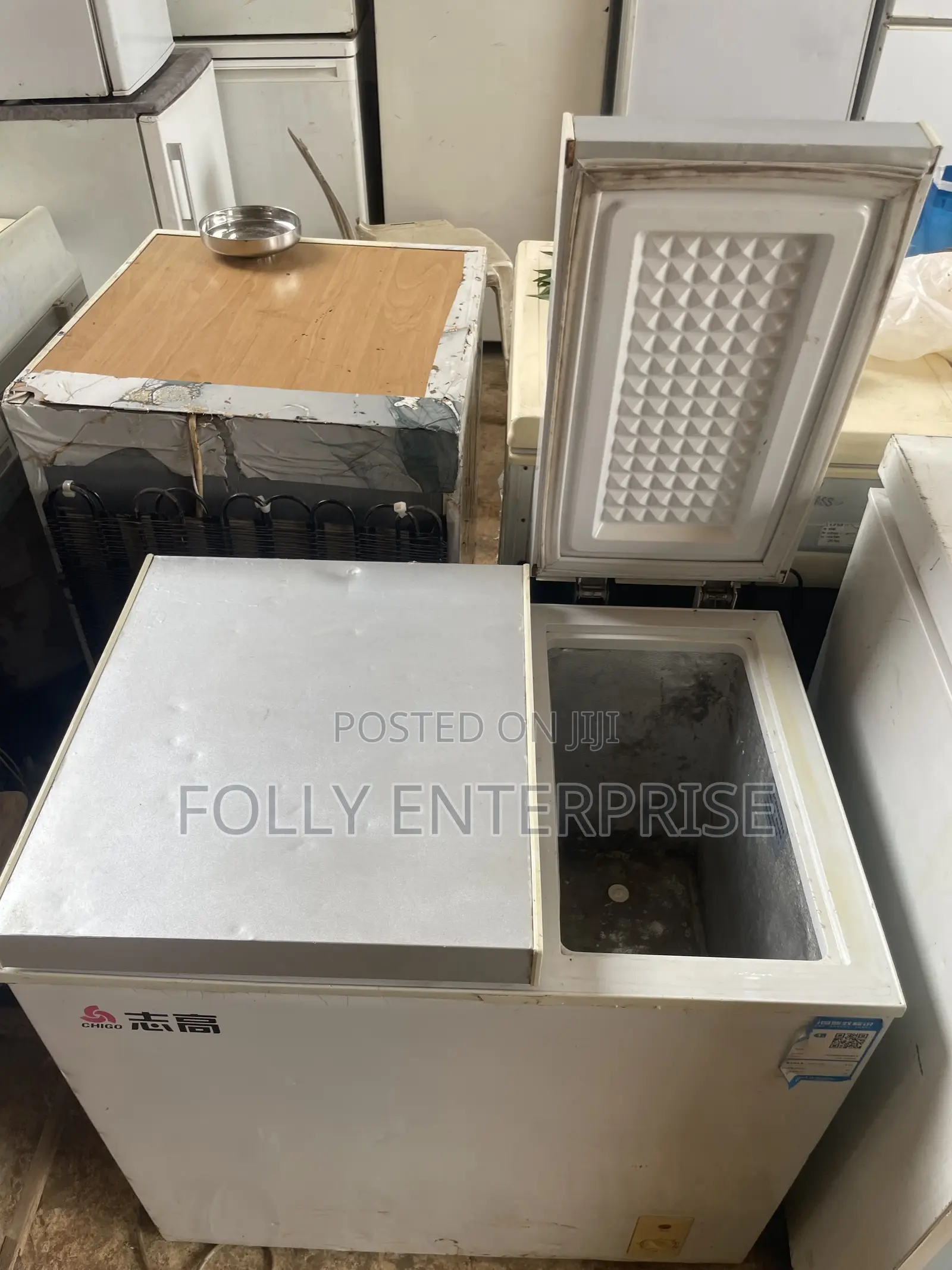 Double Door Mini Chest Freezer