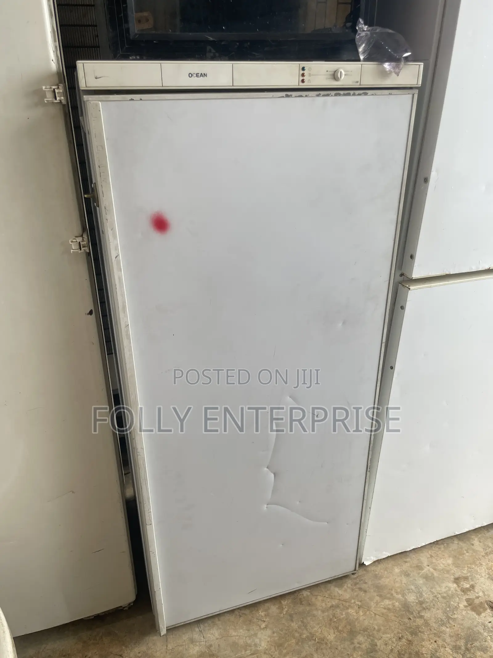 Six Steps Ocean Plated Upright Freezer