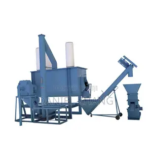 Horizontal Mixer Animal Feed Processing Blender