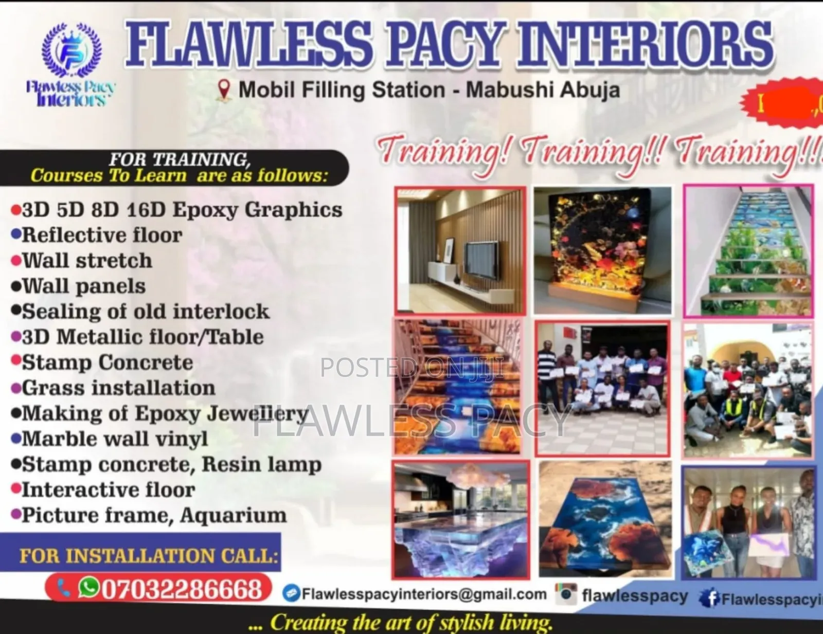 Professional Epoxy Flooring 3d Wall Installation Services