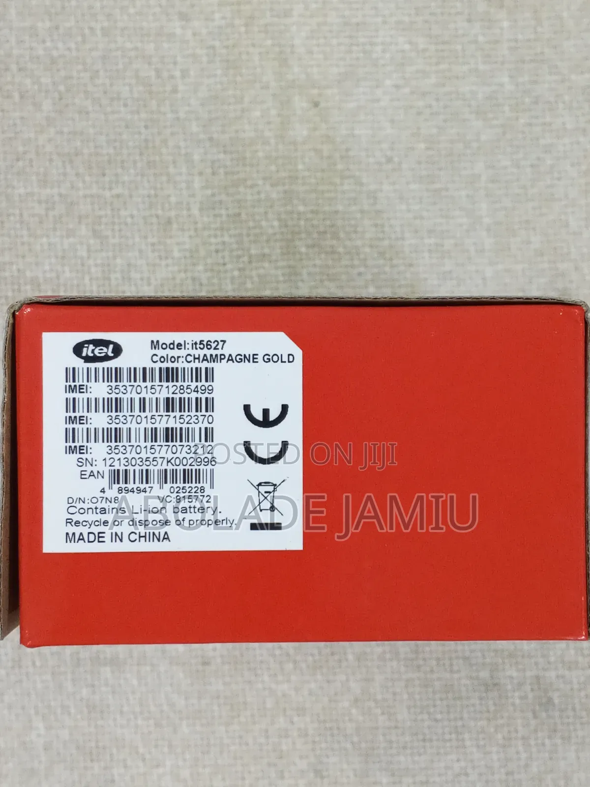 New Itel it5627 Gold