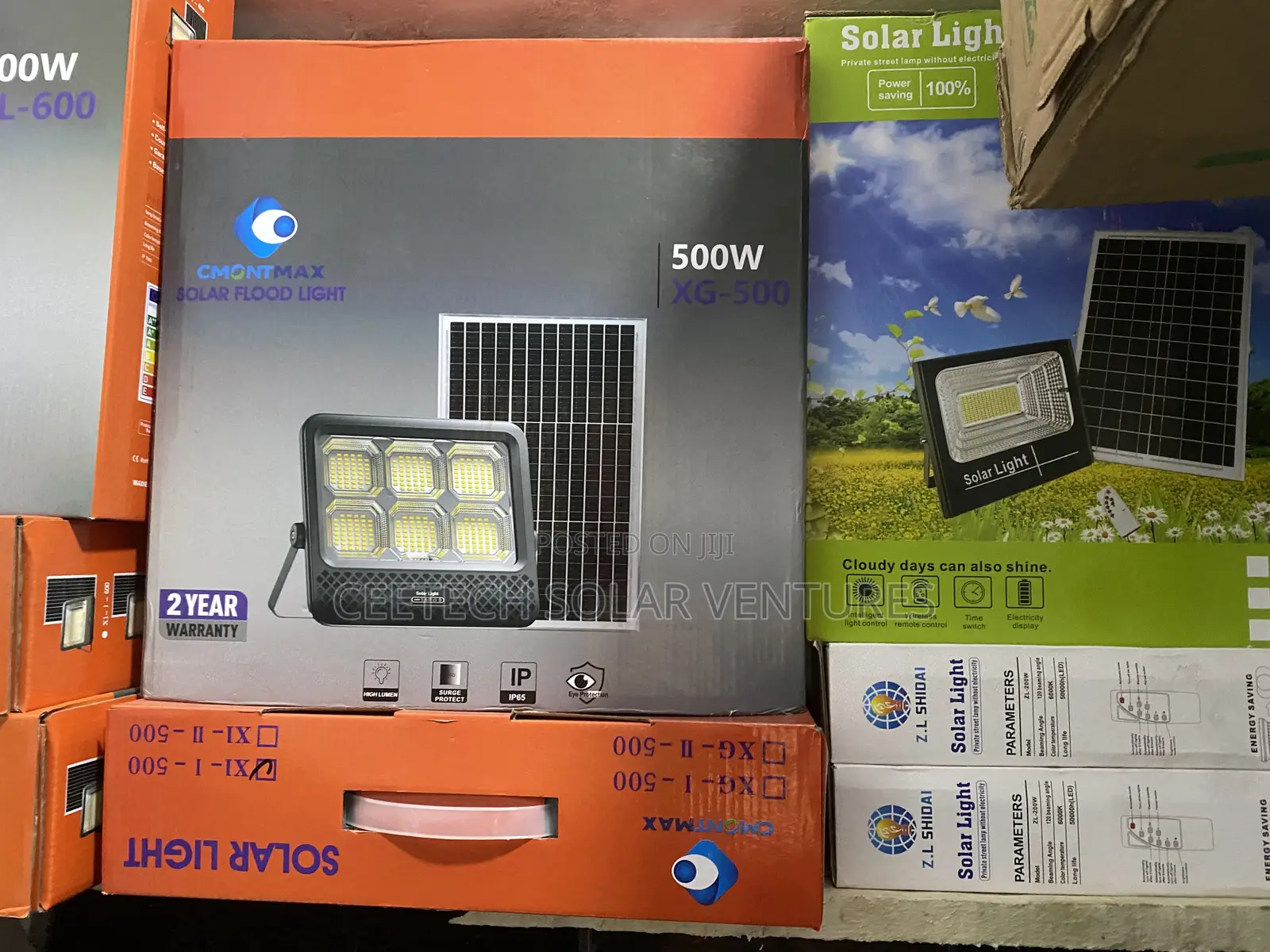 500w Cmontmax Solar Flood Light