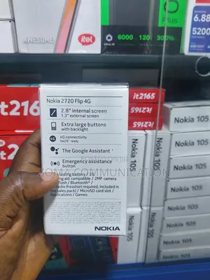 New Nokia 2720 Flip 512 GB Black