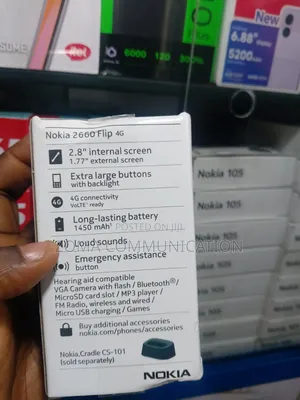 New Nokia 2660 Flip Blue