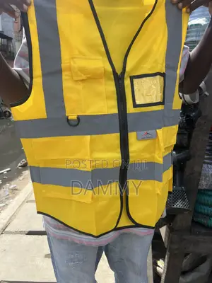 Yellow Zion Safety Vest Features Reflective