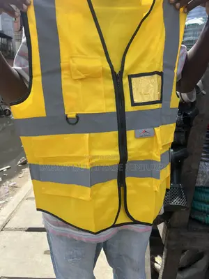 Yellow Zion Safety Vest Features Reflective