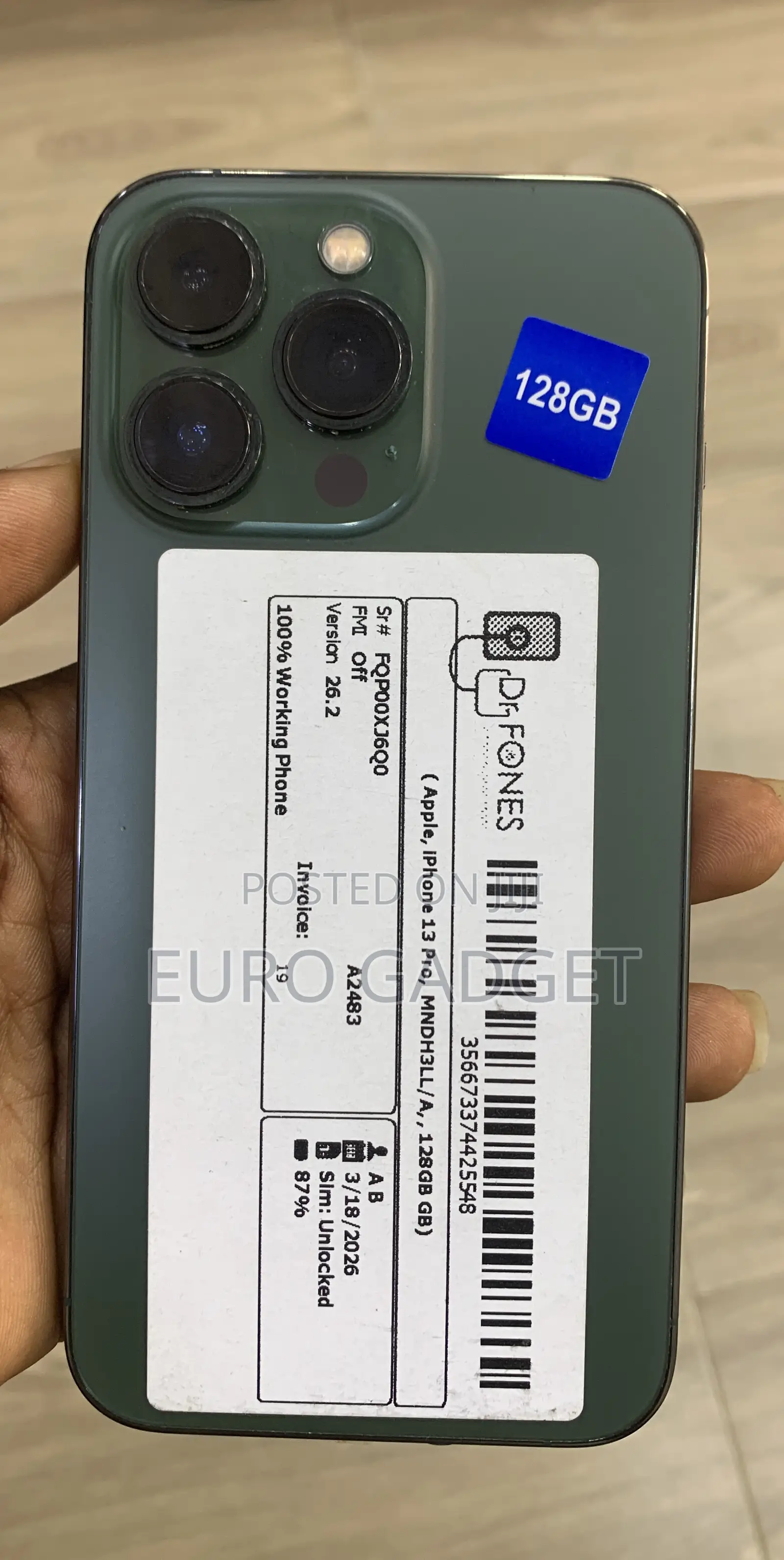 Apple iPhone 13 Pro 128 GB Gray