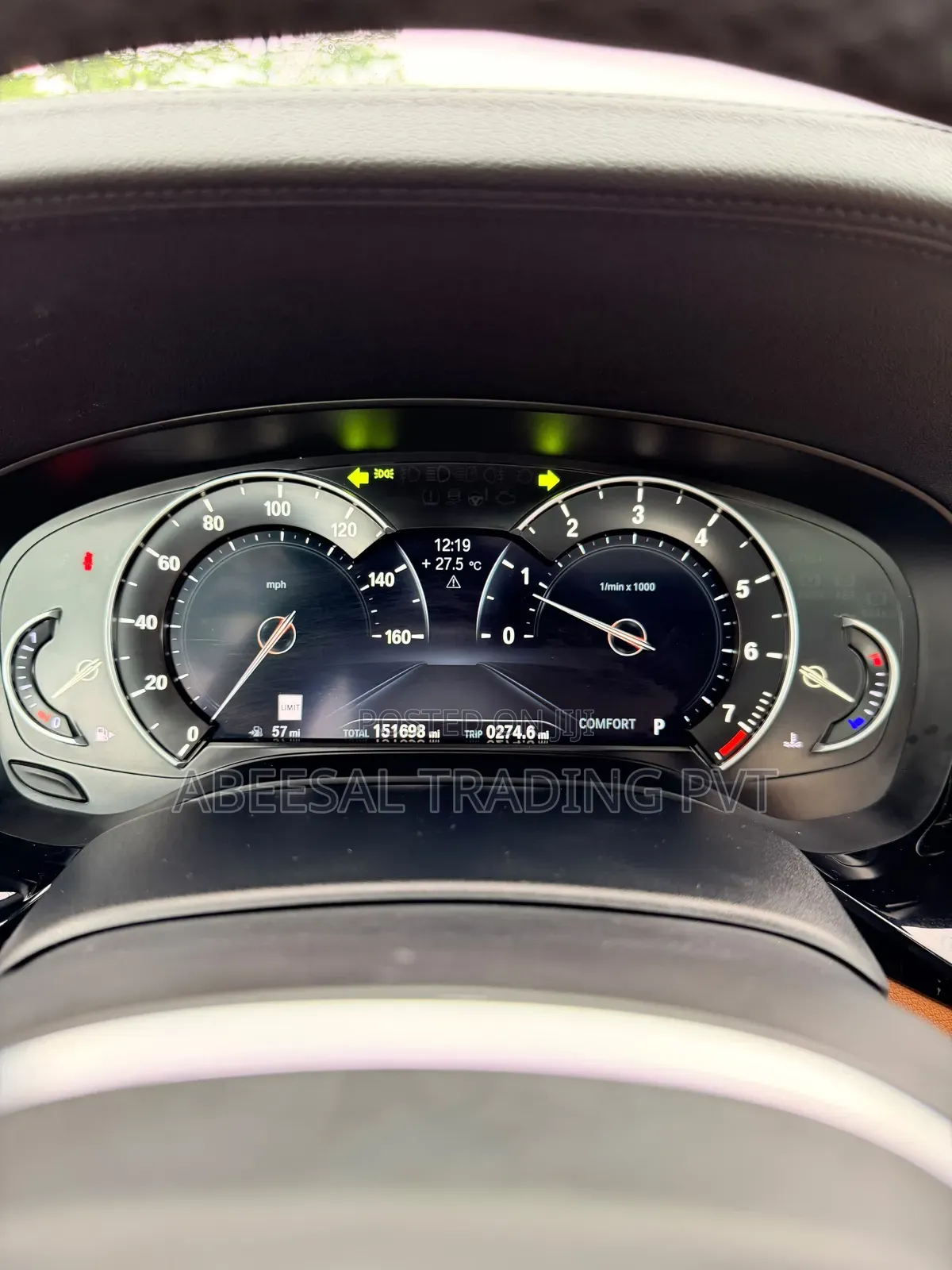 BMW 540i 2017 Black