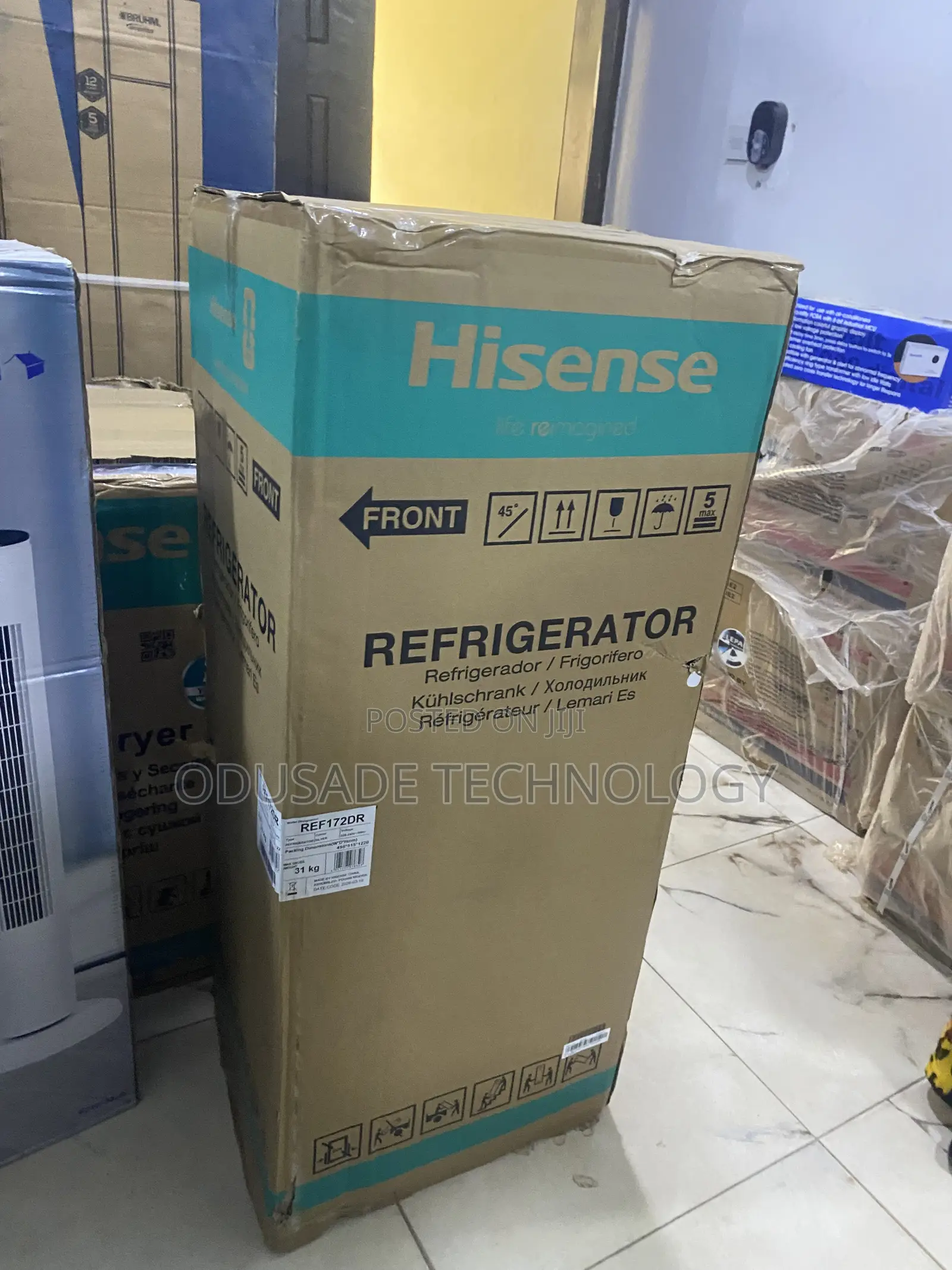 Hisense 124l Double Door Refrigerator
