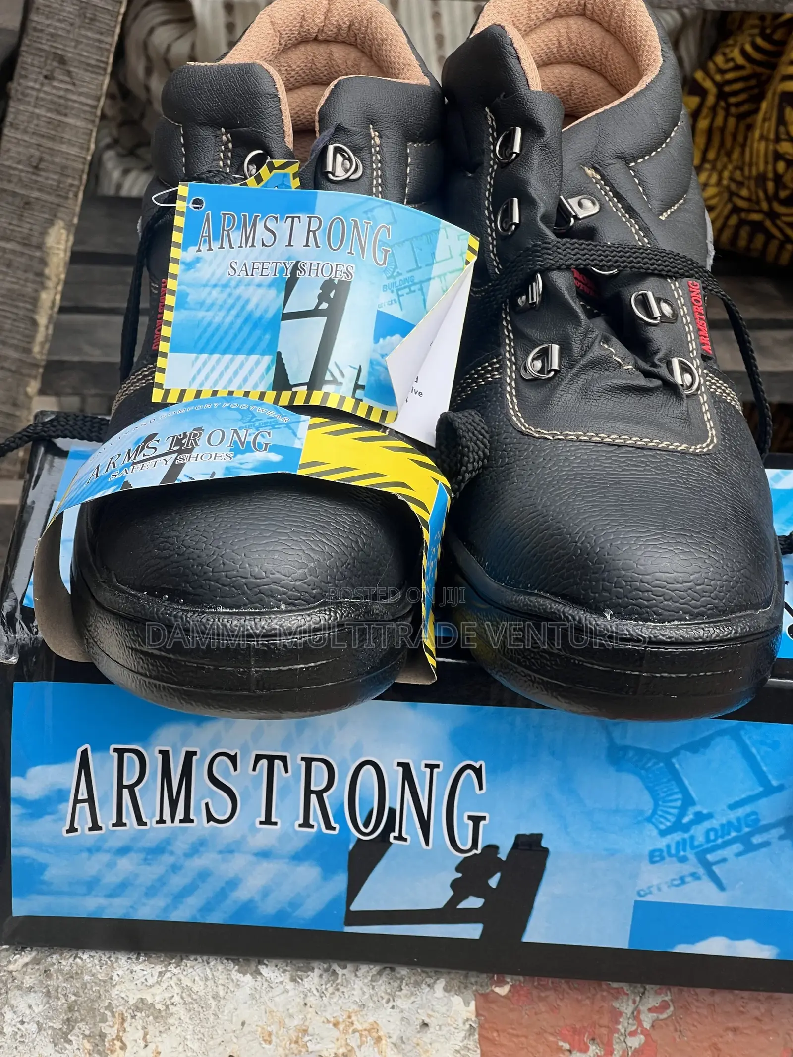 Safety Boots Feature Black